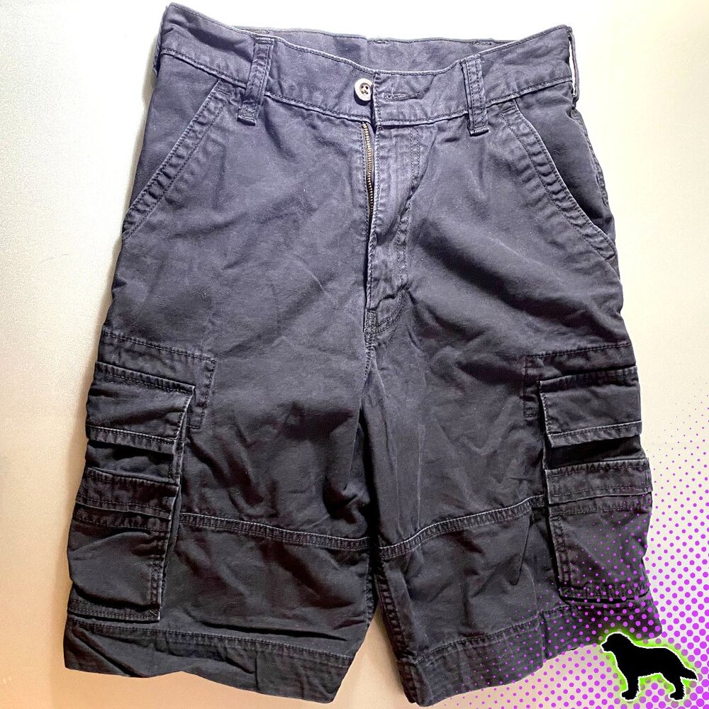 Levi's Black Cargo Shorts Women's Size 29 Levis Baggy High Rise